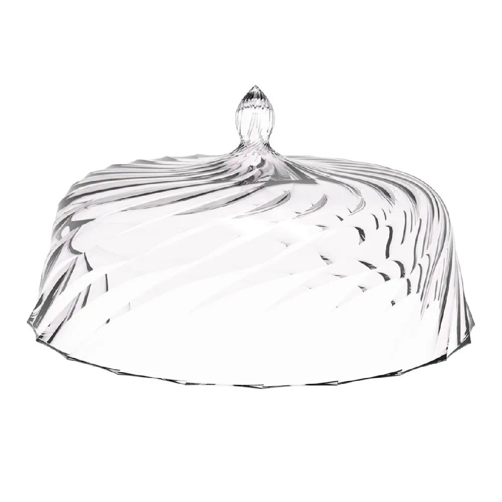 Cúpula Plástica Transparente 30 Cm Redonda Para Bolo e Doces