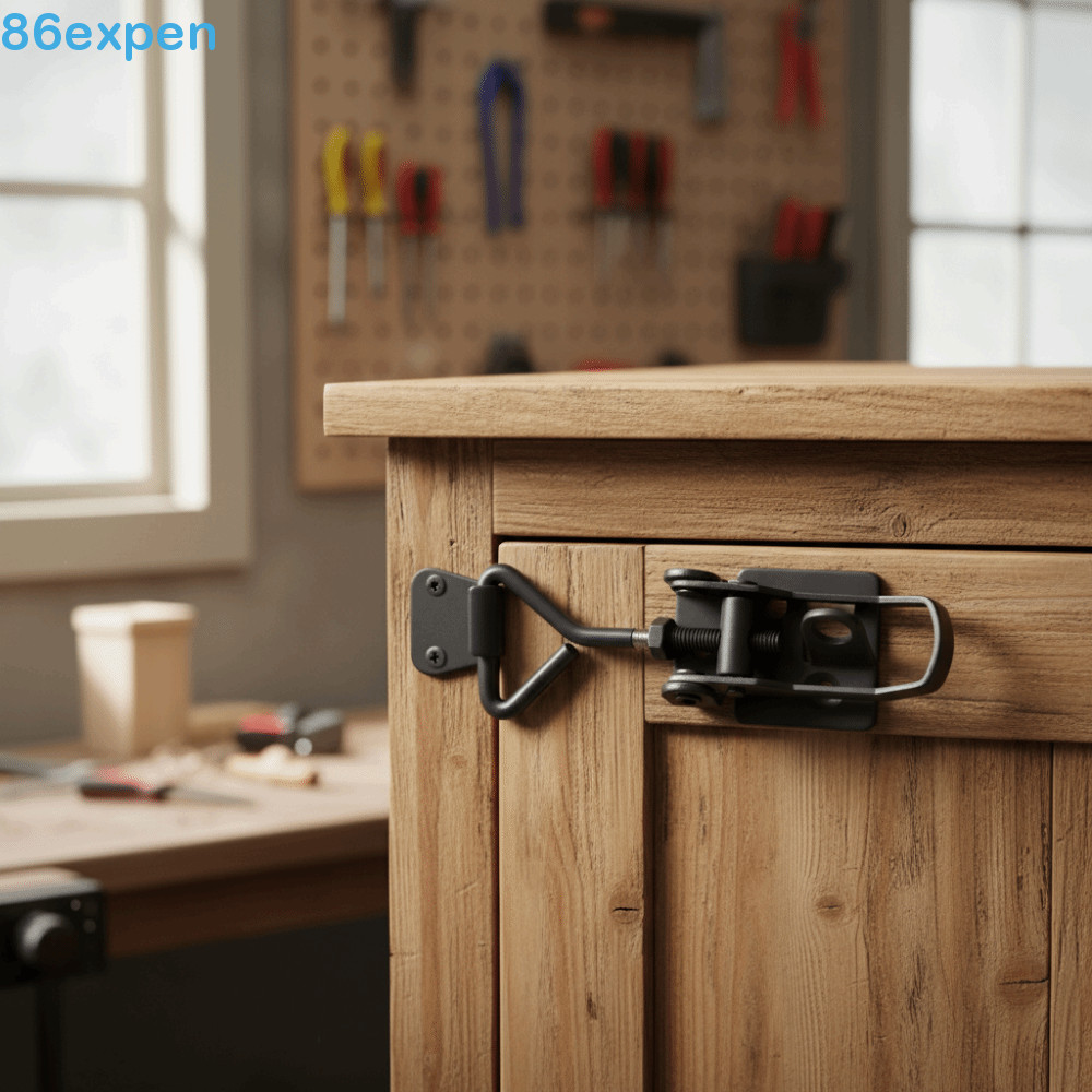 EXPEN1 Braçadeira De Alternância , Alça De Bloqueio Caixa De Armário De Metal , Captura De Braçadeiras De Ferrolho Ajust