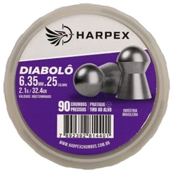 Chumbinho Harpex Diabolô Potência e Precisão 6.35mm (.25) - 90un