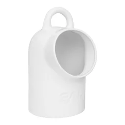 Saleiro De Porcelana Grande Branco Oxford 25x14cm