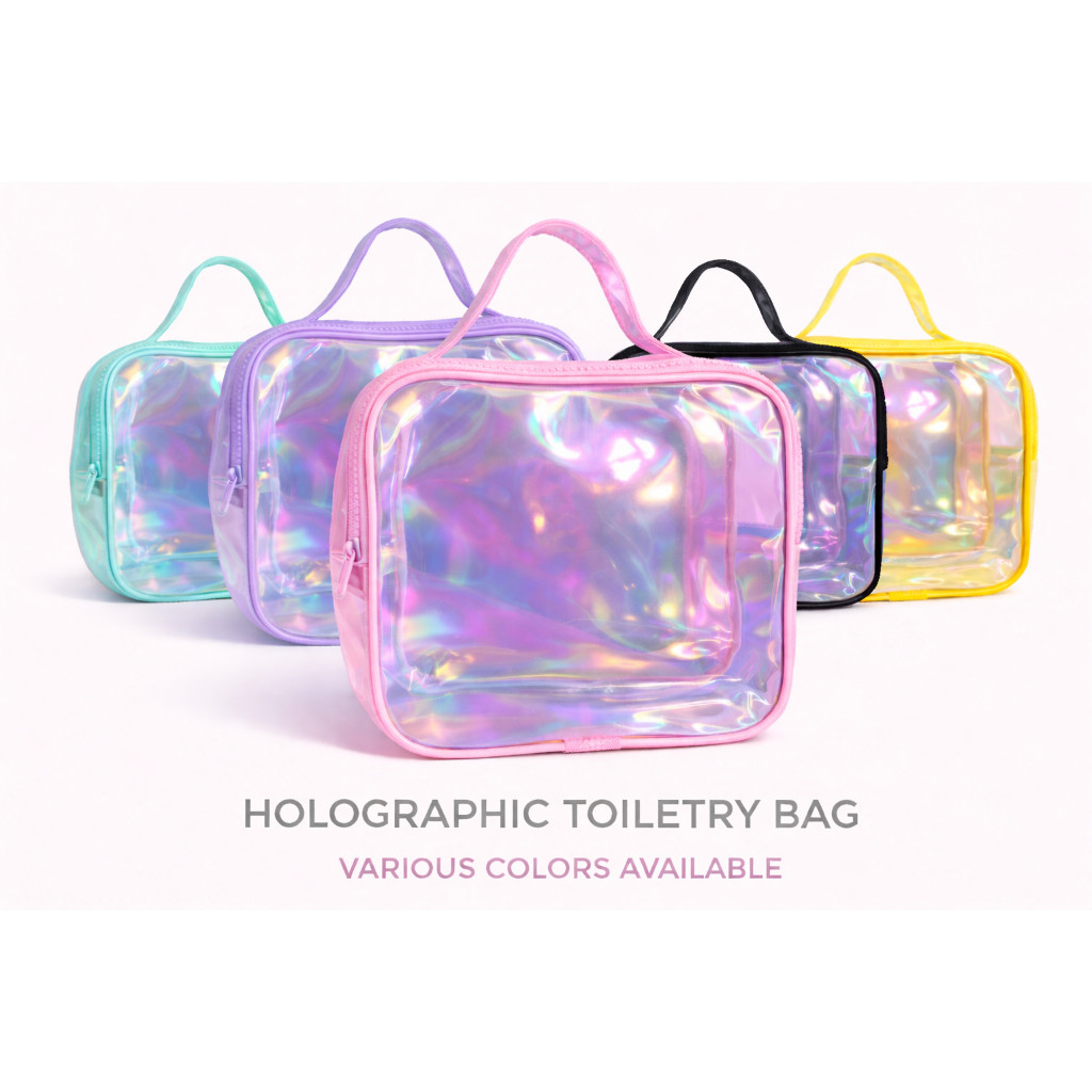 Porta Shampoo Frasqueira Transparente Brinde Aniversário Organizador Mala Viagem/Natação Pós-Treino