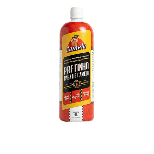 Pretinho Pneu Baba De Camelo Brilho Intenso Duradouro Produto Original 1l