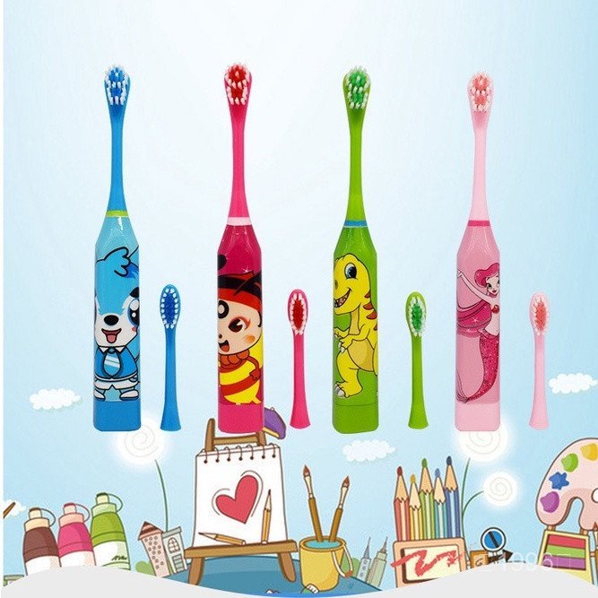 1pcs Escova de dentes elétrica infantil escova de dentes sônica
