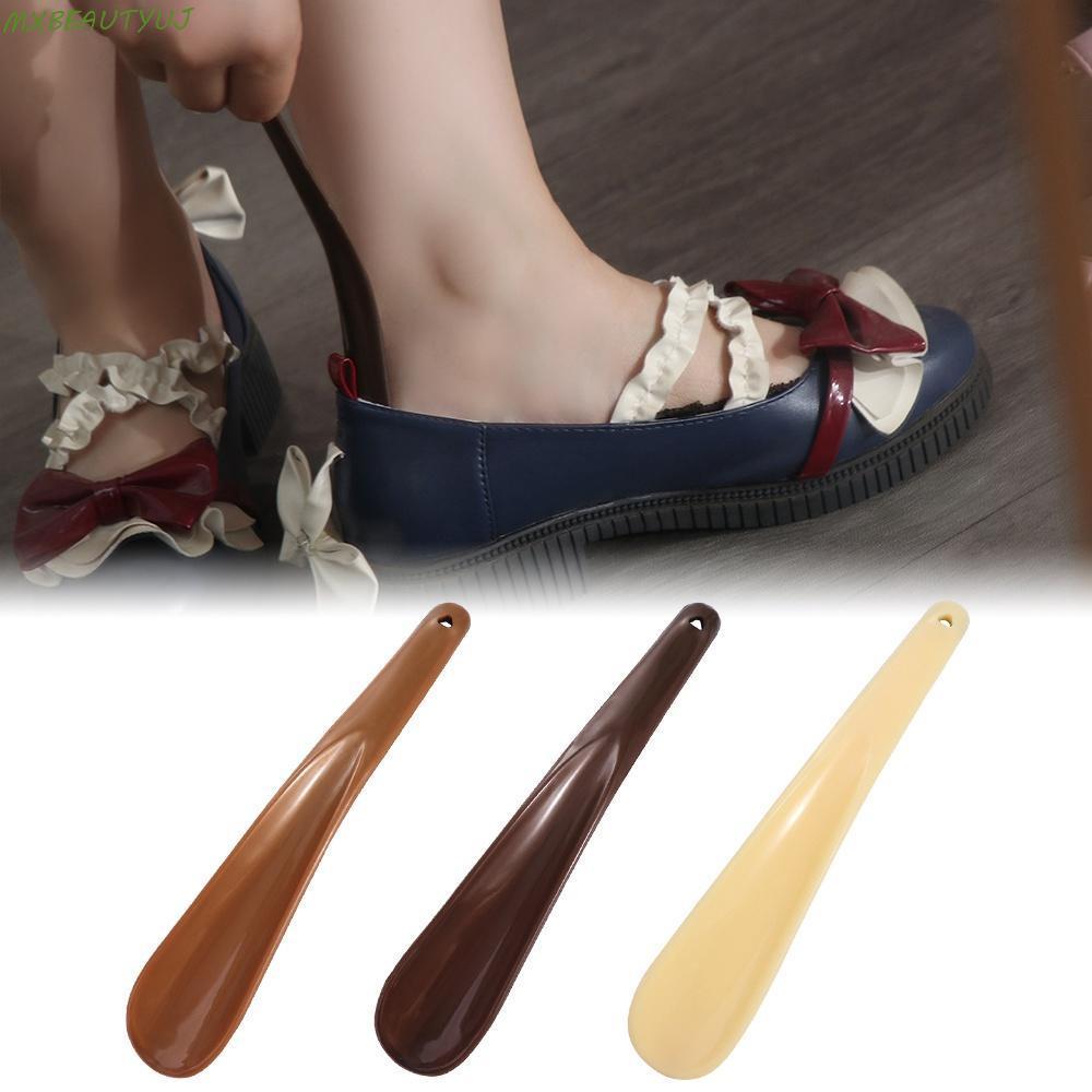 Buzina De Sapato MXBEAUTYUJ , Levantador Em Formato De Colher De 7.6 " , Ajudante Preguiçoso Portátil Profissional Estil