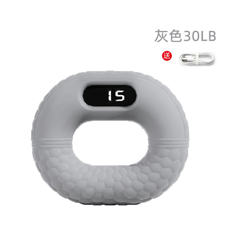Anel de Silicone para Fortalecimento da Preensão, Treinador de Força de Preensão Recarregável, Fortalecedor de Preensão 