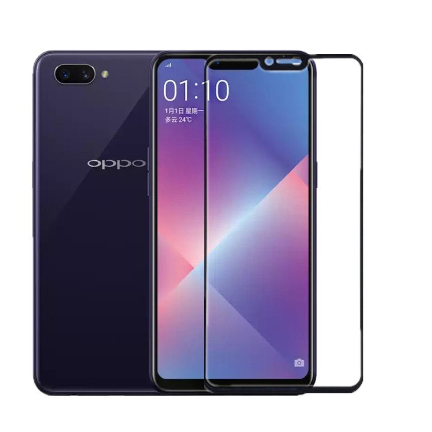 Adequado para película temperada Oppo A5, protetor de vidro A3, cobertura de tela completa R15, película protetora front