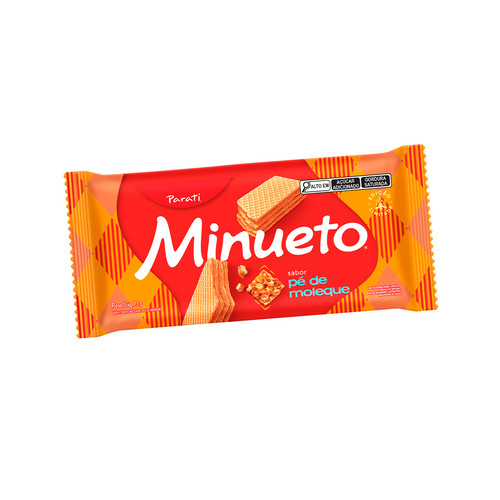 Wafer Minueto Pé de Moleque 73g