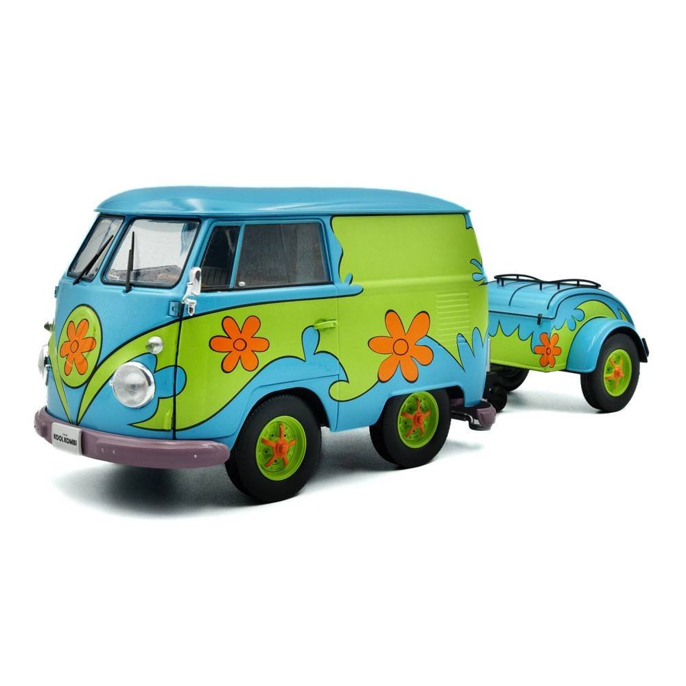 Miniatura Carro Volkswagen Kool Kombi T1 Mistery Machine (1950) - 1:18 - Solido