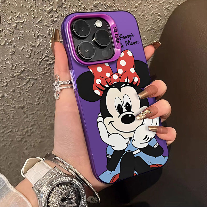 Bonito Disney Minnie E Mickey Mouse Fosco Caso De Telefone B Para Redmi 10 12C 13C 9A A2 3 Nota Pro 4G 5G Xiaomi Poco IM