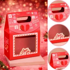 10 SACOLA COM VISOR PEQUENA 14X7X20 LOVE YOU 4980 ( DIA DOS NAMORADOS JANGO 2026 ) OUTLET