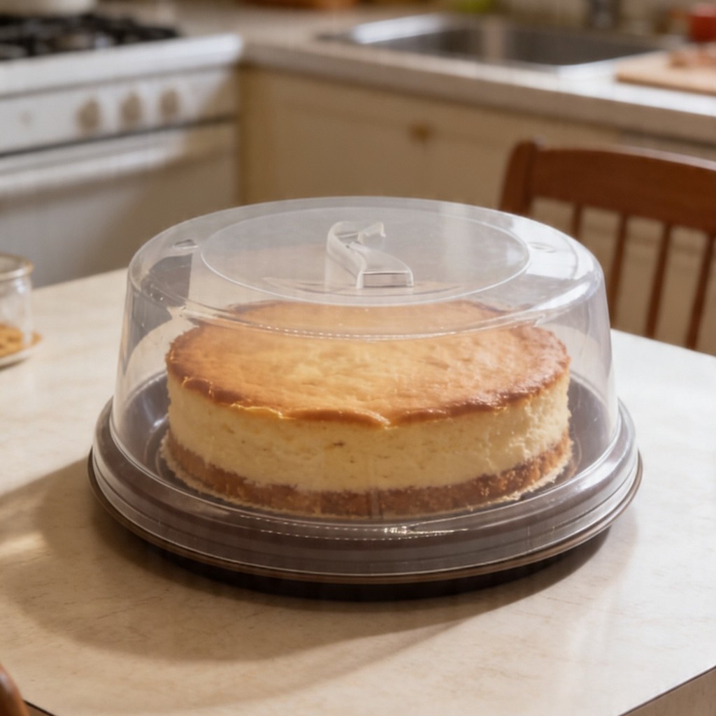 Boleira Grande com Tampa Transparente 30,5cm Pratic 🎂✨ | Porta Bolo Plástico, Conserva Alimentos, Resistente