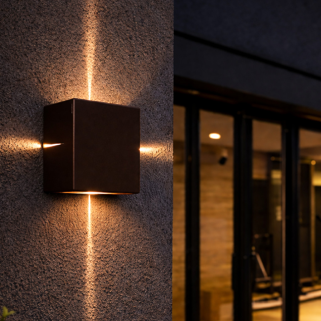 Arandela Led Splendor 6w 3000k Branco Quente 110v/220v Bivolt Ip65 a prova d'água Café Cod: ALUT001959 Alut By Avant