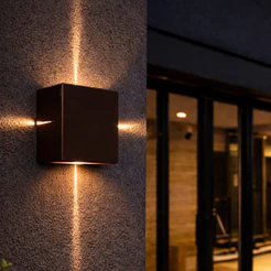 Arandela Led Splendor 6w 3000k Branco Quente 110v/220v Bivolt Ip65 a prova d'água Café Alut By Avant