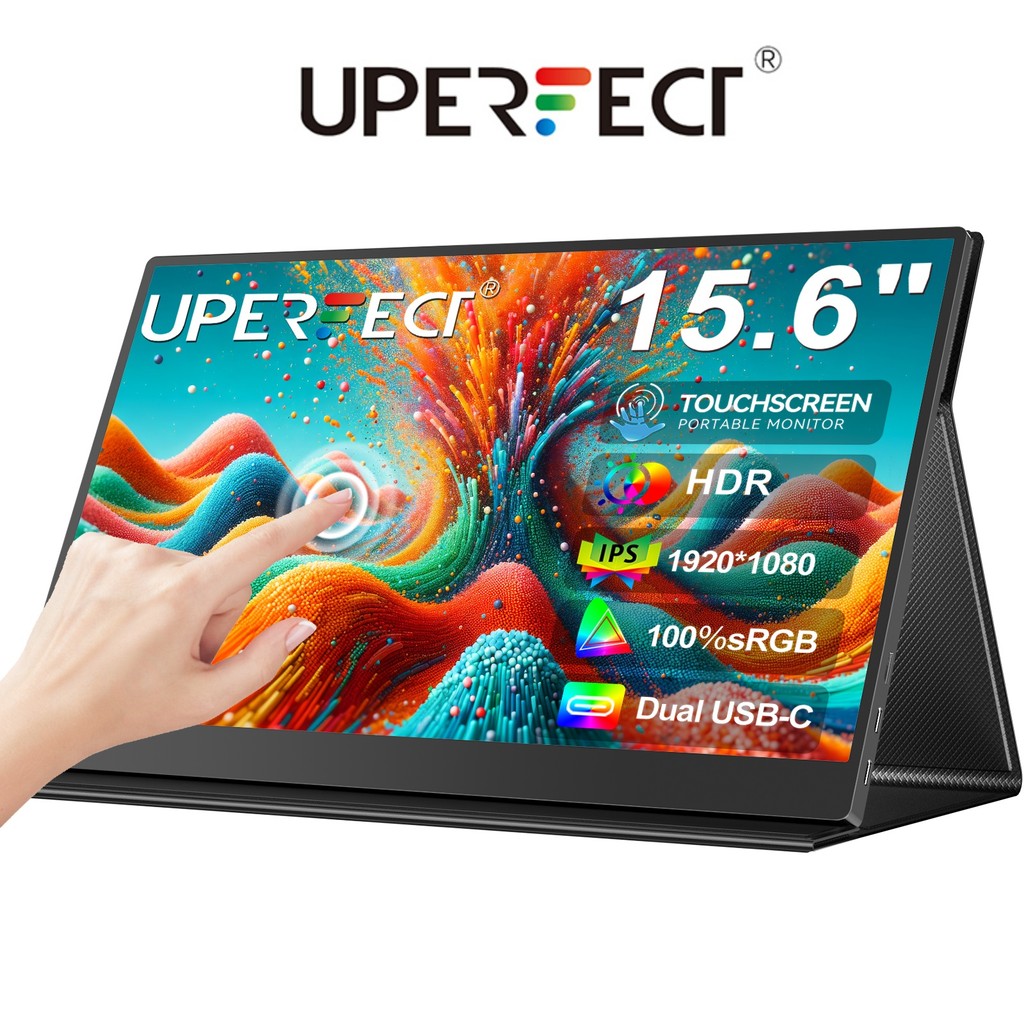 【Enviar do Brasil】UPERFECT Toque Monitor Portátil 15.6 inch 1080P 60HZ 1200:1 HDR Original Laptop PS5 Switch Macbook