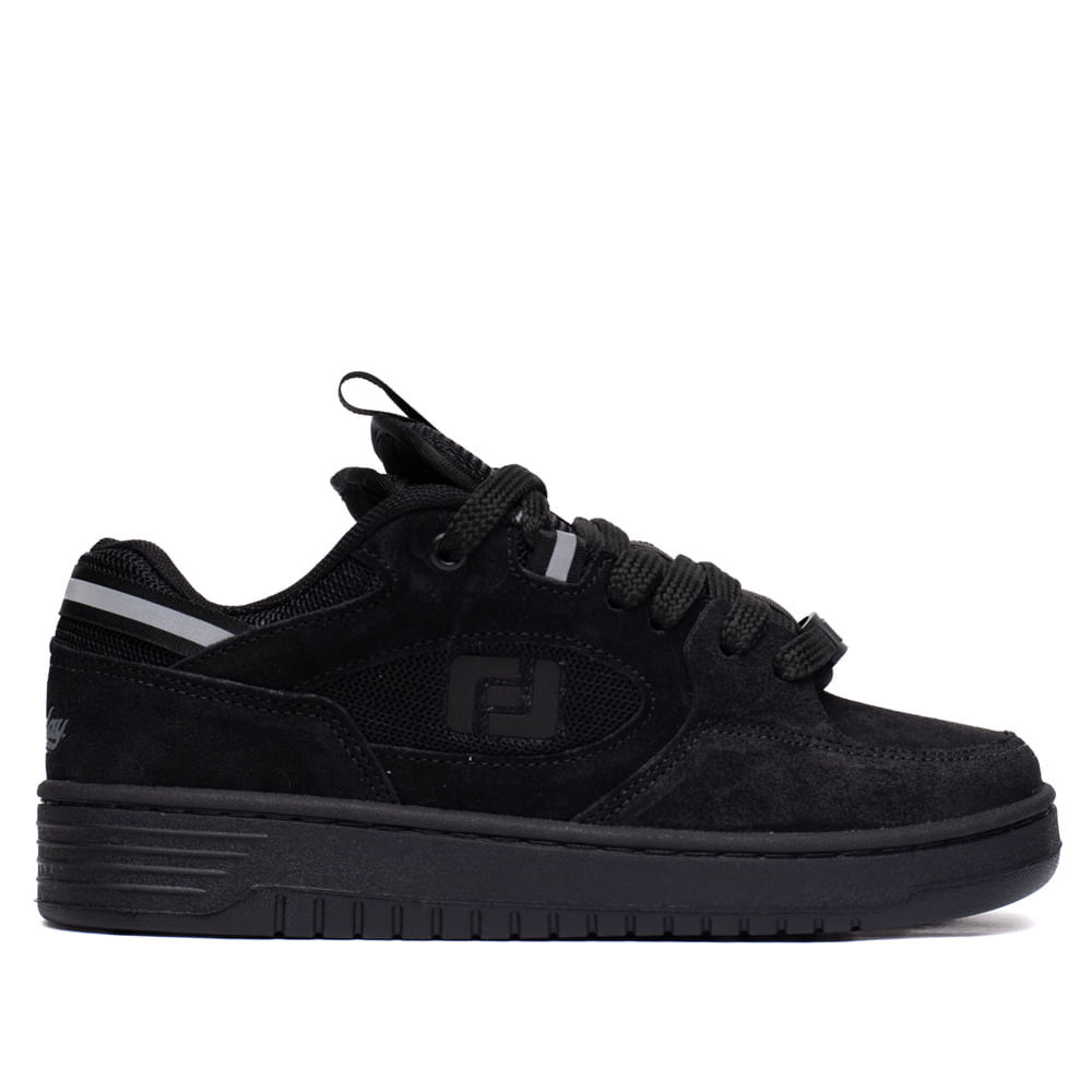 Tênis Masculino Freeday Switch Camurça Lingueta Extra Preto
