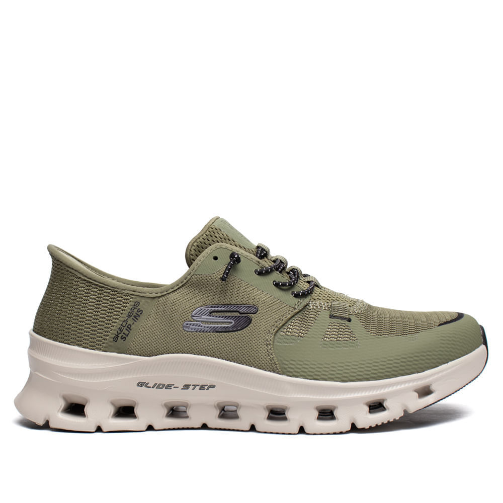 Tênis Masculino Skechers Glide-Step Pro Oliva