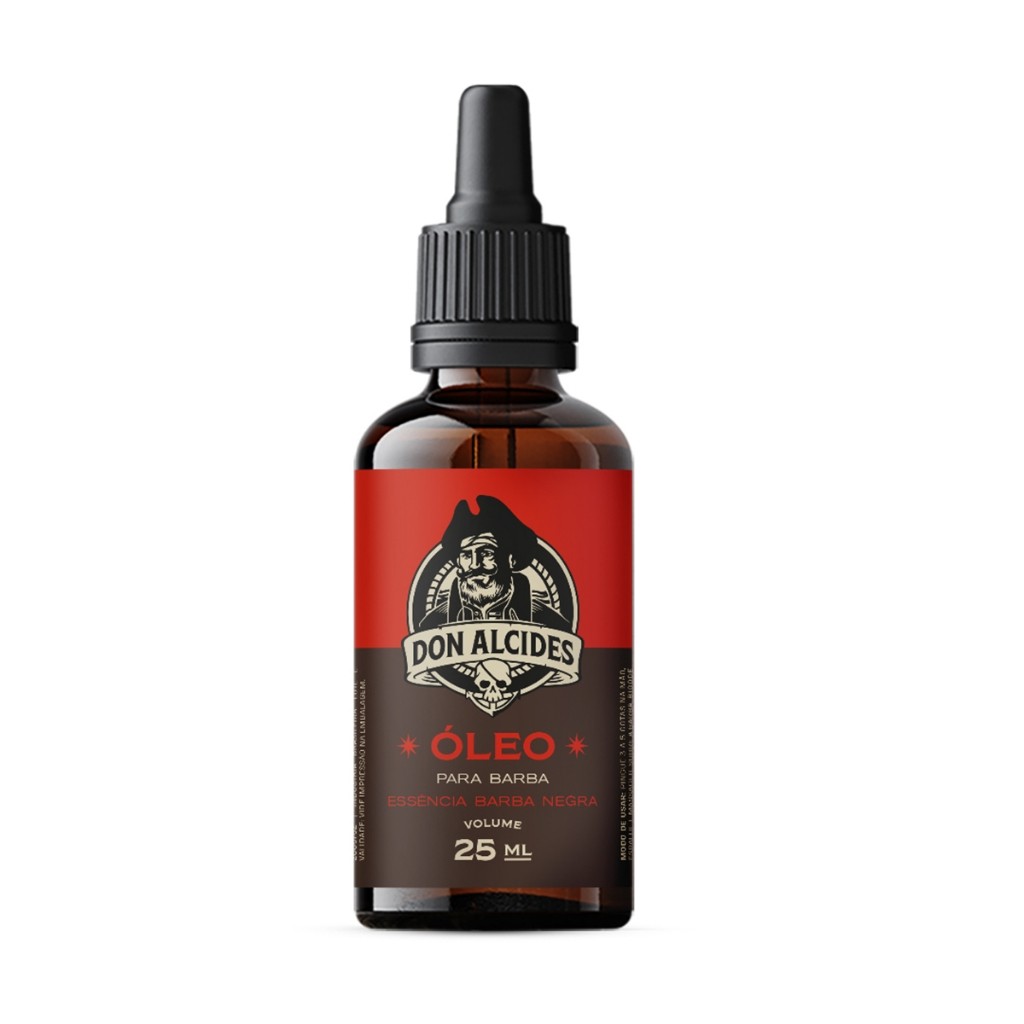 ÓLEO PARA BARBA DON ALCIDES BARBA NEGRA 30ML