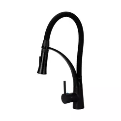 Torneira Para Cozinha Gourmet Misturador Monocomando Solimões Pingoo - Preto