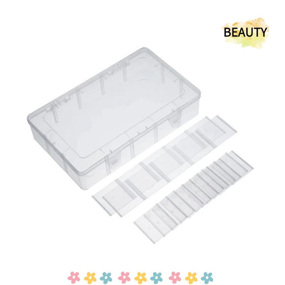 BEAUTYHOMEBR Caixa Organizadora De Plástico , Recipiente Organizador De Contas Transparente Removível , Empilhável
