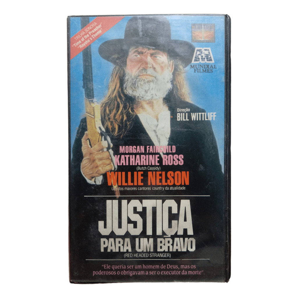 Vhs Justiça Para Um Bravo - Morgan Fairchild - Willie Nelson