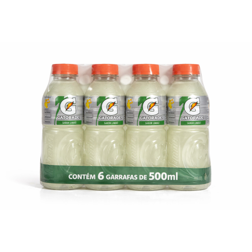 Gatorade Limão 500ml - 6 Unidades Isotônico