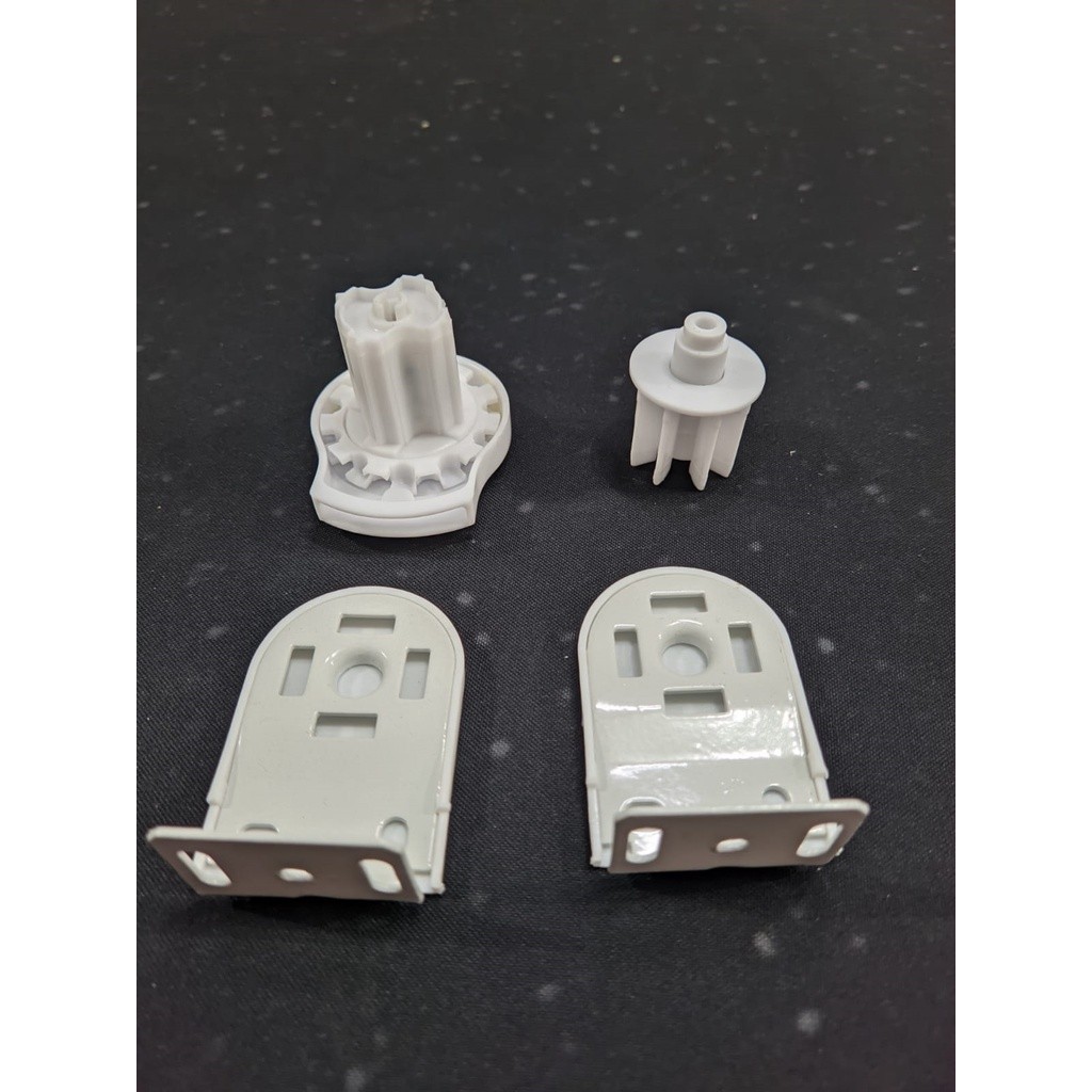 Kit De Peças Da Persiana Rolo Comando Ponta E Suportes do trilho Cortina Reforçado qualidade reforma em Oferta na Shopee