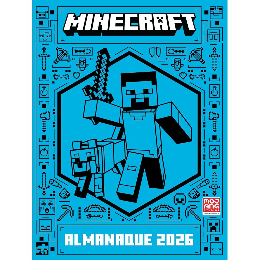 MINECRAFT - ALMANAQUE 2026 - HARPERKIDS em Oferta na Shopee