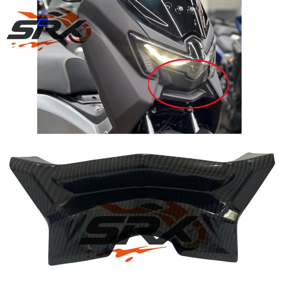 Bico Dianteiro Para Yamaha NMAX V3 Motocicleta Roda Fender Nariz Extensão Capa NMAX155 Turbo V3 NEO 2025 +