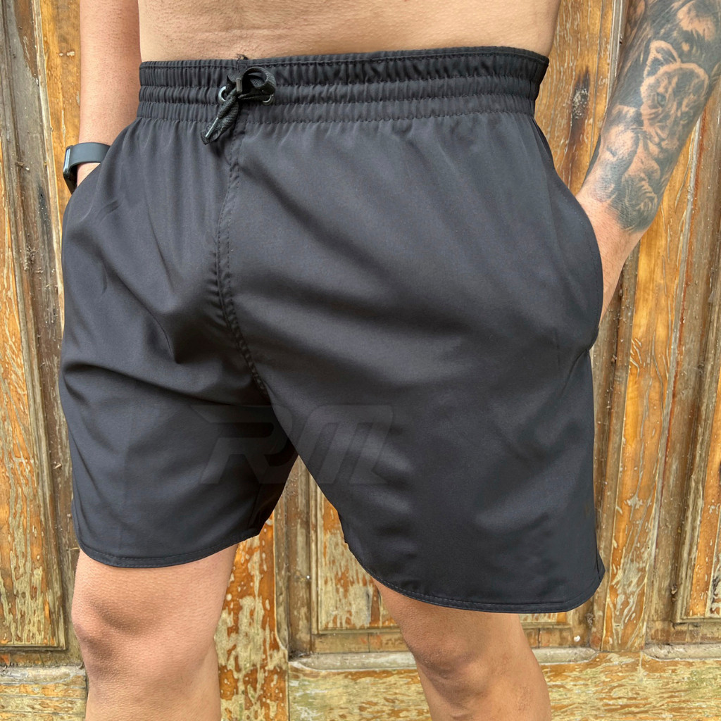 Short Treino Corrida Academia Praia Mauricinho Bermuda Tactel  com Elastano