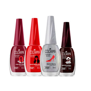 Kit Esmalte Colorama Coleção O Diabo Veste Prada - 4 Cores em Oferta na Shopee