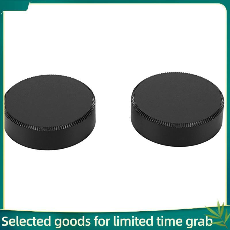 Jerry992pcs Tampa De Lente Traseira De Montagem C De Metal Para CCTV (Preto)