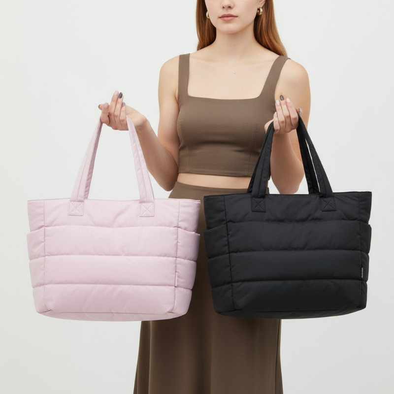 Mulheres Sacos De Ombro Esportes E De Fitness Yoga Portátil De Grande Capacidade Leve Para Baixo Cheio Bolsas Femininas