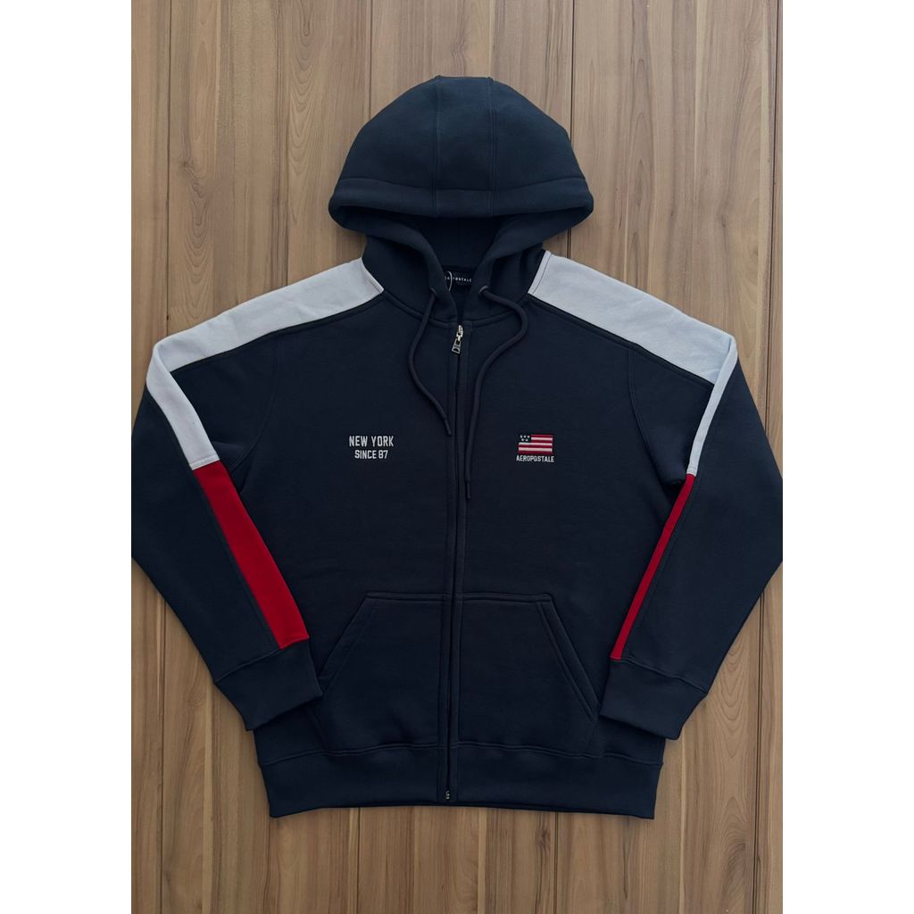 Moletom Touca Zíper Masculino Adulto Aeropostale
