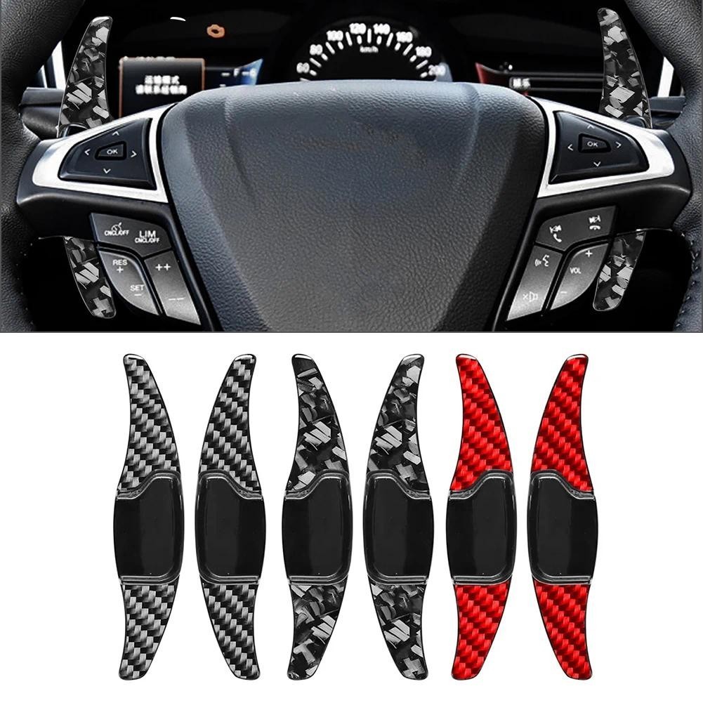 1 Par De Extensão De Remo De Mudança De Volante De Carro Para Ford Fusion Mondeo Taurus Edge Lincoln MKC MKX MKS MKZ MKT