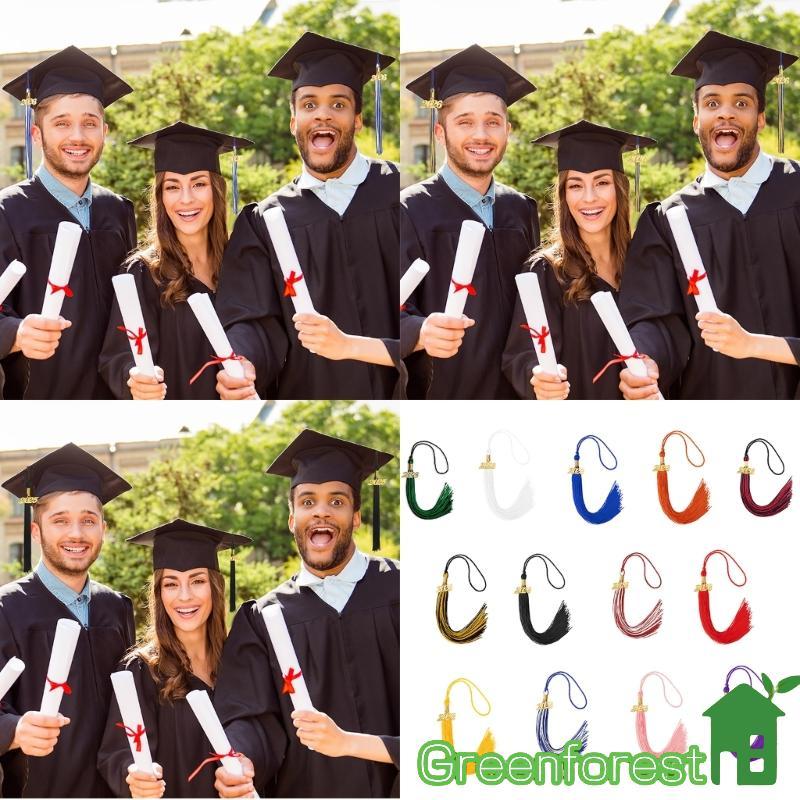 greenfor 10 Peças 2026 Borlas Formatura Classe 2026 Para Robe Acadêmico Vestido Solteiro S