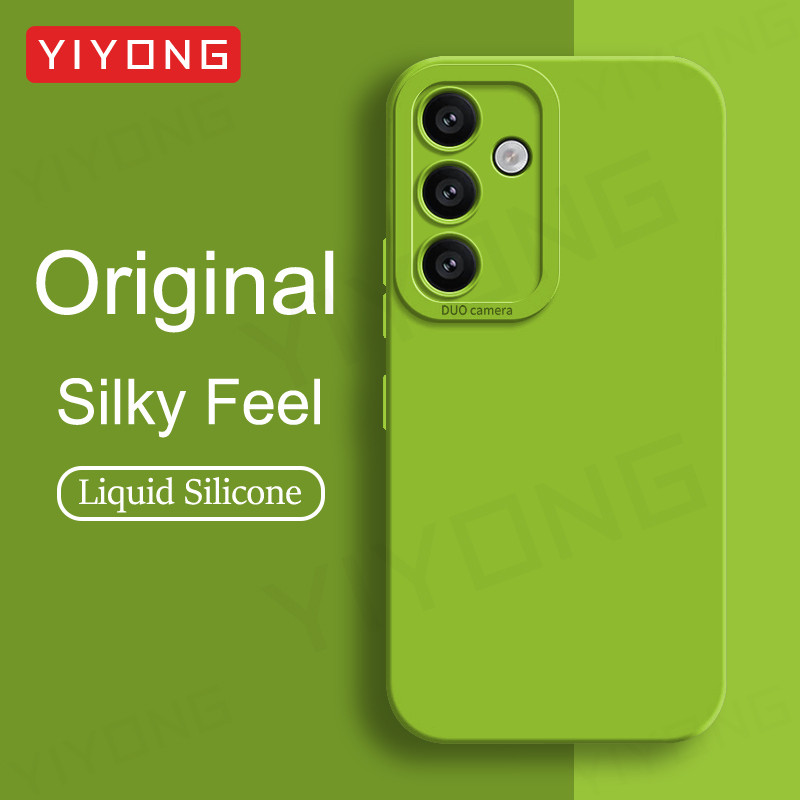 A54 A55 A56 Caso YIYONG Quadrado Silicone Líquido Capa Macia Para Samsung Galaxy A56 A55 A54 A53 A52 s A52s 5G Casos De