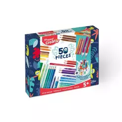 Kit de desenho e coloração Creativ 50 peças 907037 Maped
