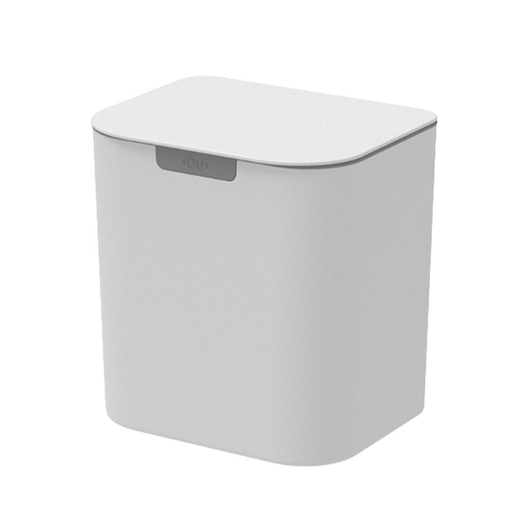 Lixeira de Bancada e Parede Liv 5L com Adesivo Ultra Click LX600 - Ou