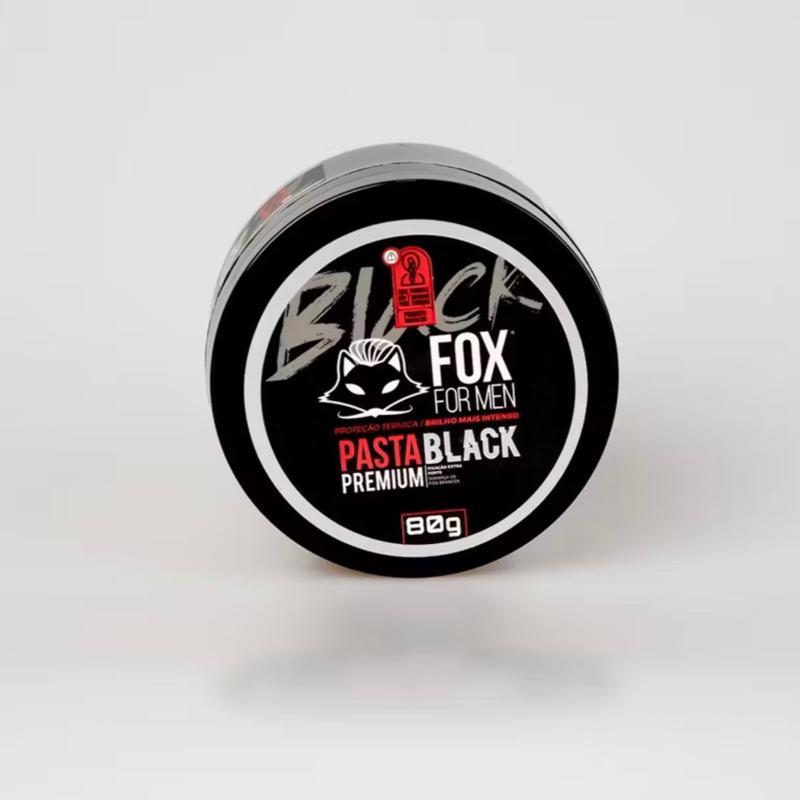 Pomada Modeladora Black Premium 80g Fixação Forte - Efeito natural e brilho intenso