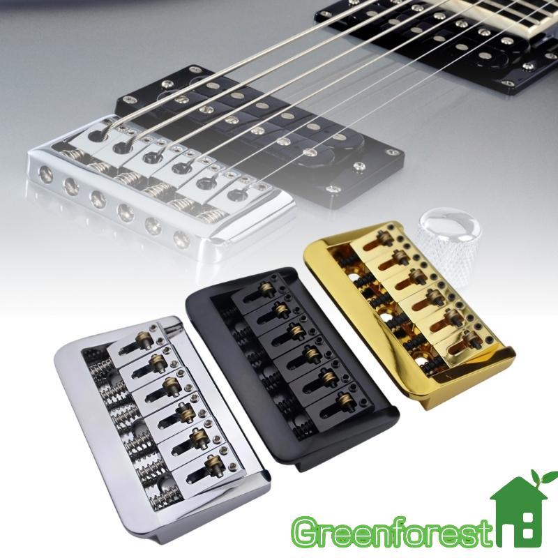 greenfor Ponte Guitarra Som Aprimorado, Espaçamento Ajustável 10 5 Mm Para Modelos 6 Cordas