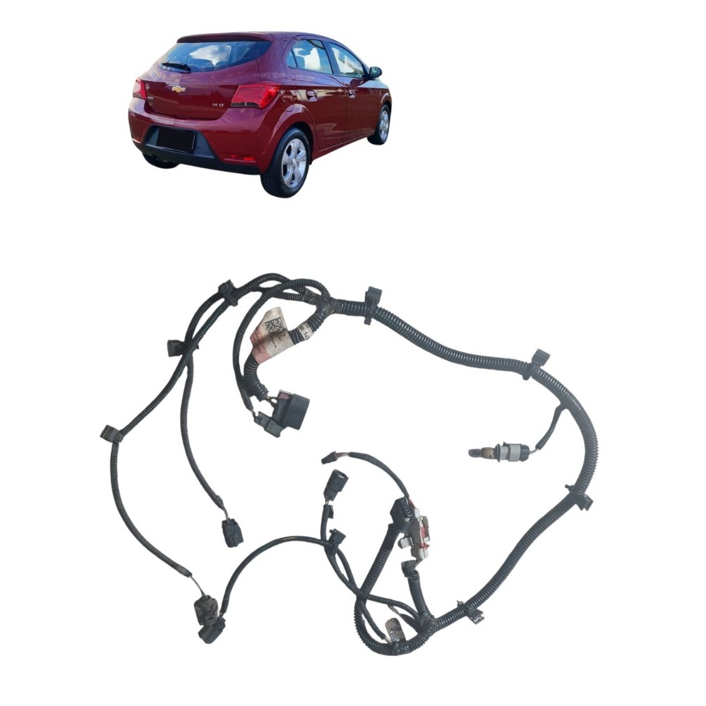 Chicote Sensor Estacionamento Traseiro Gm Onix Ltz Flex 2019