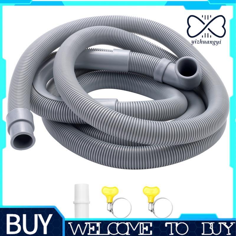 Máquina De Lavar Mangueira Dreno 2.5M Extensão Da De Drenagem Para Máquinas Louça Secadores