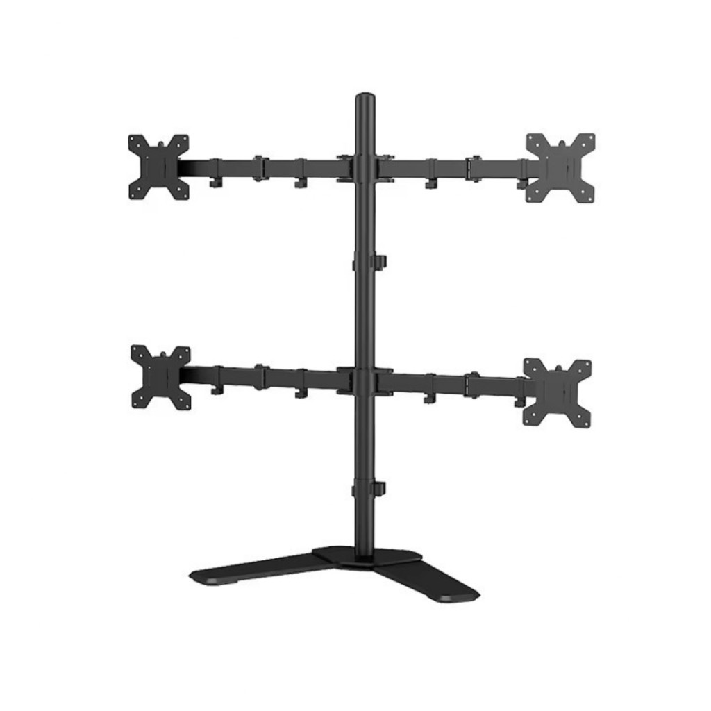 Suporte de Mesa Articulado para Monitor UltraMax ULT-M044 Aço Preto VESA Morsa/Grommet