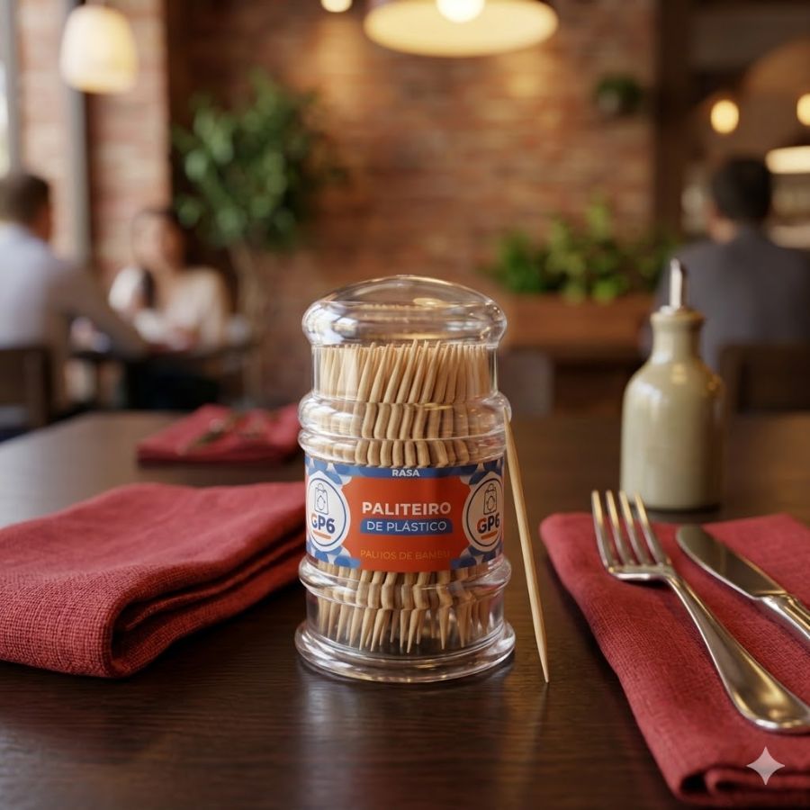 Plaiteiro De Mesa Porta Palitos De Dente Petiscos Restaurante Bar