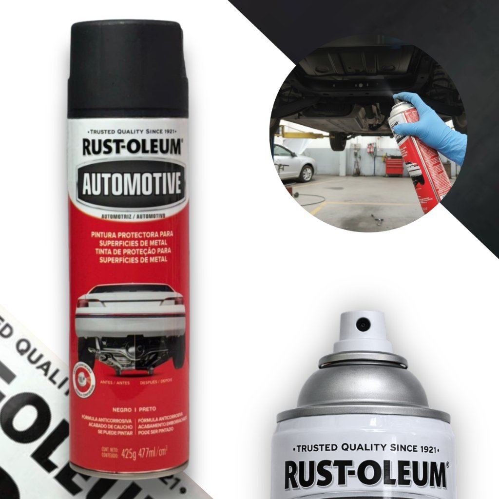 Tinta Spray Pintura Para Metal Preto Rust Oleum Automotive