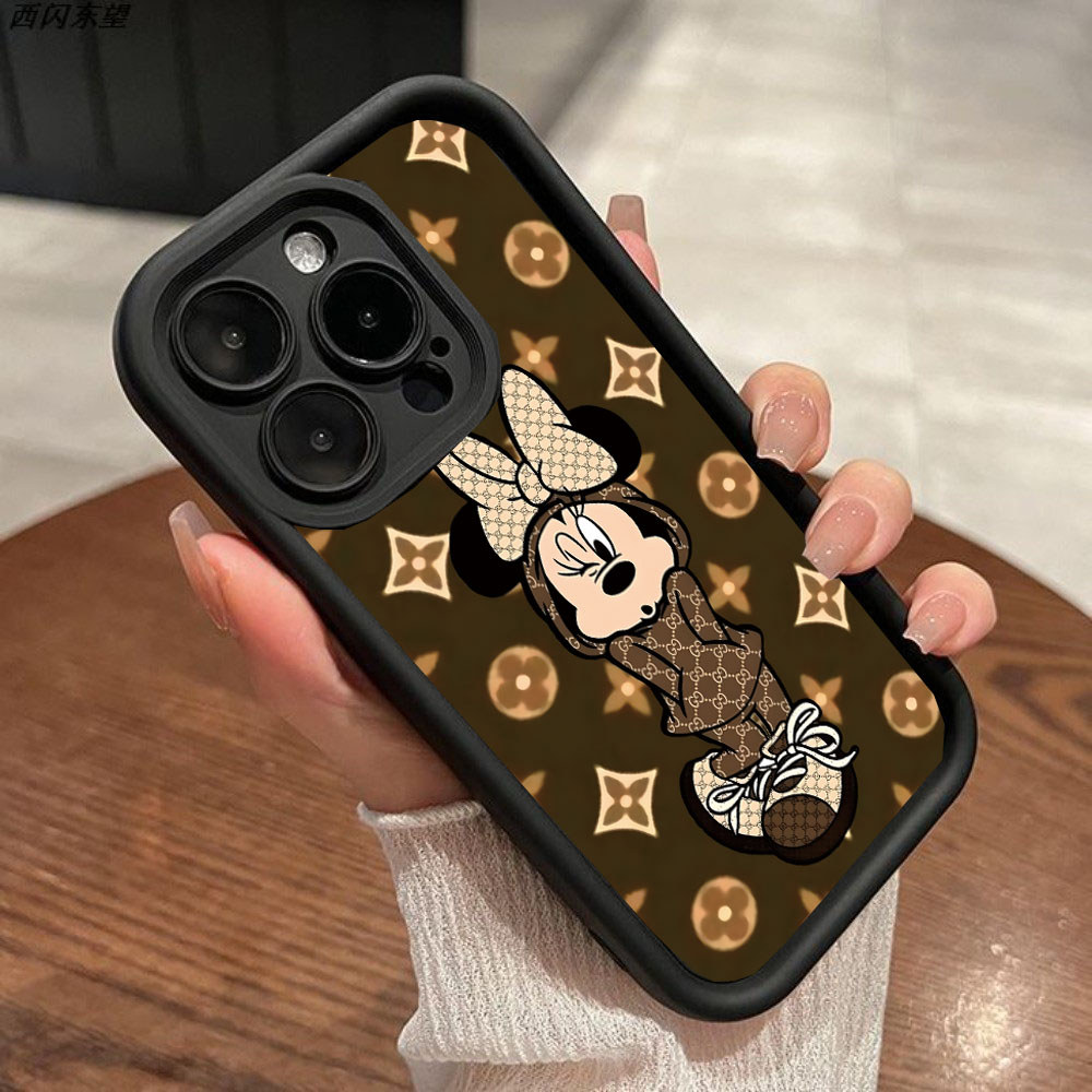 Adequado Para Samsung S24 Plus S23 FE S20 S23 Ultra S21 S25 S22 A17 A16 A06 A07 A15 A05 A55 INS Kitty Mickey Na Moda Eti