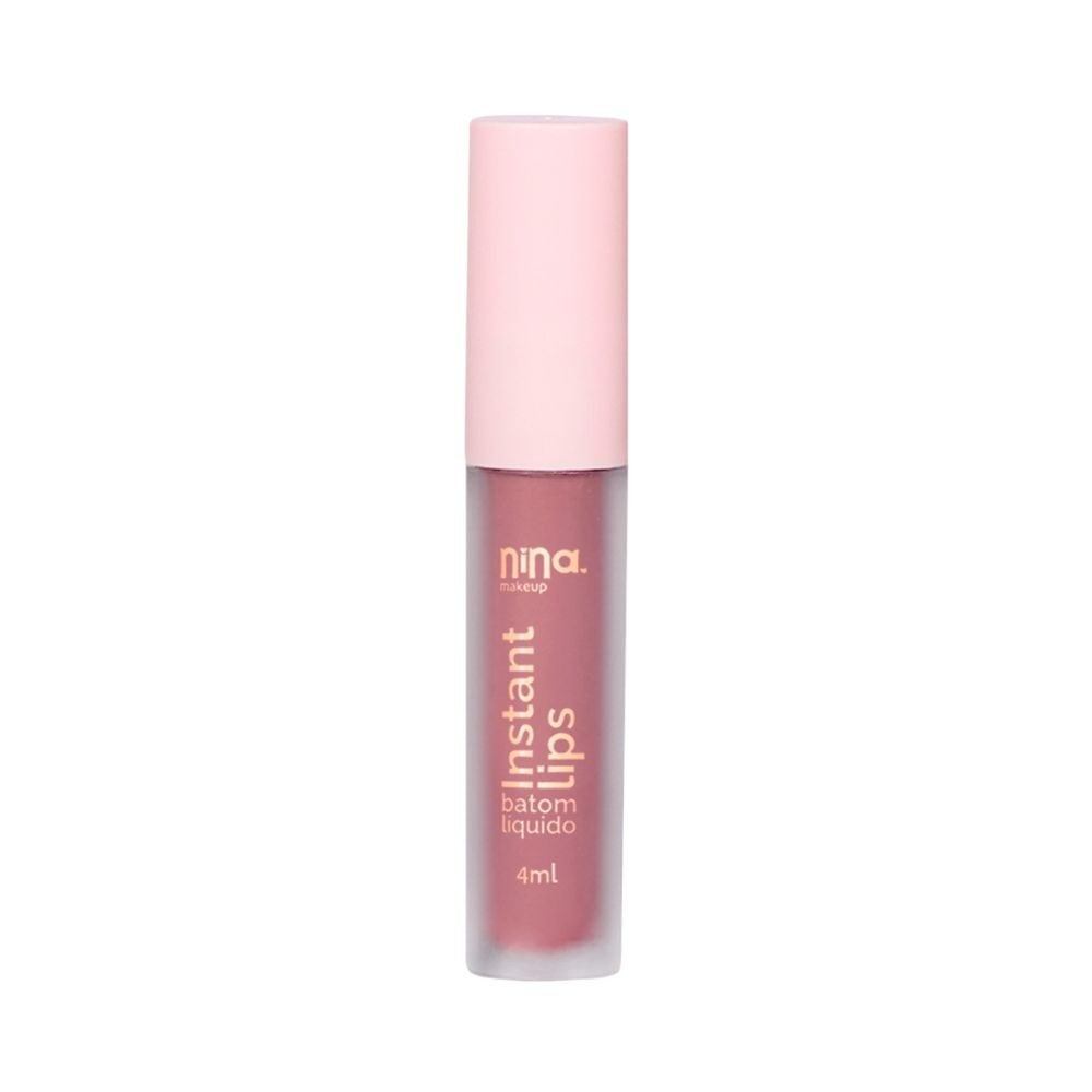 Batom Líquido Nina Makeup Matte Instant Lips Bride