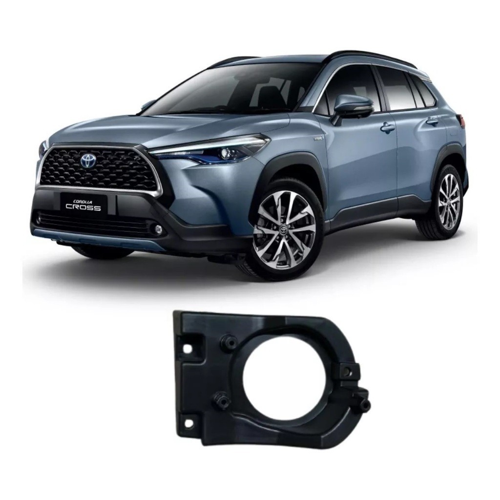 Suporte Interno Farol De Milha Auxiliar Neblina Corolla Cross 2021 2022 2023 2024