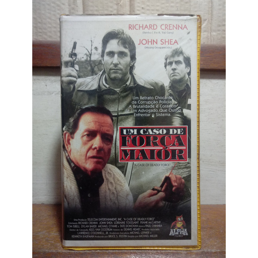 Vhs Um Caso De Força Maior - Richard Crenna - John Shea