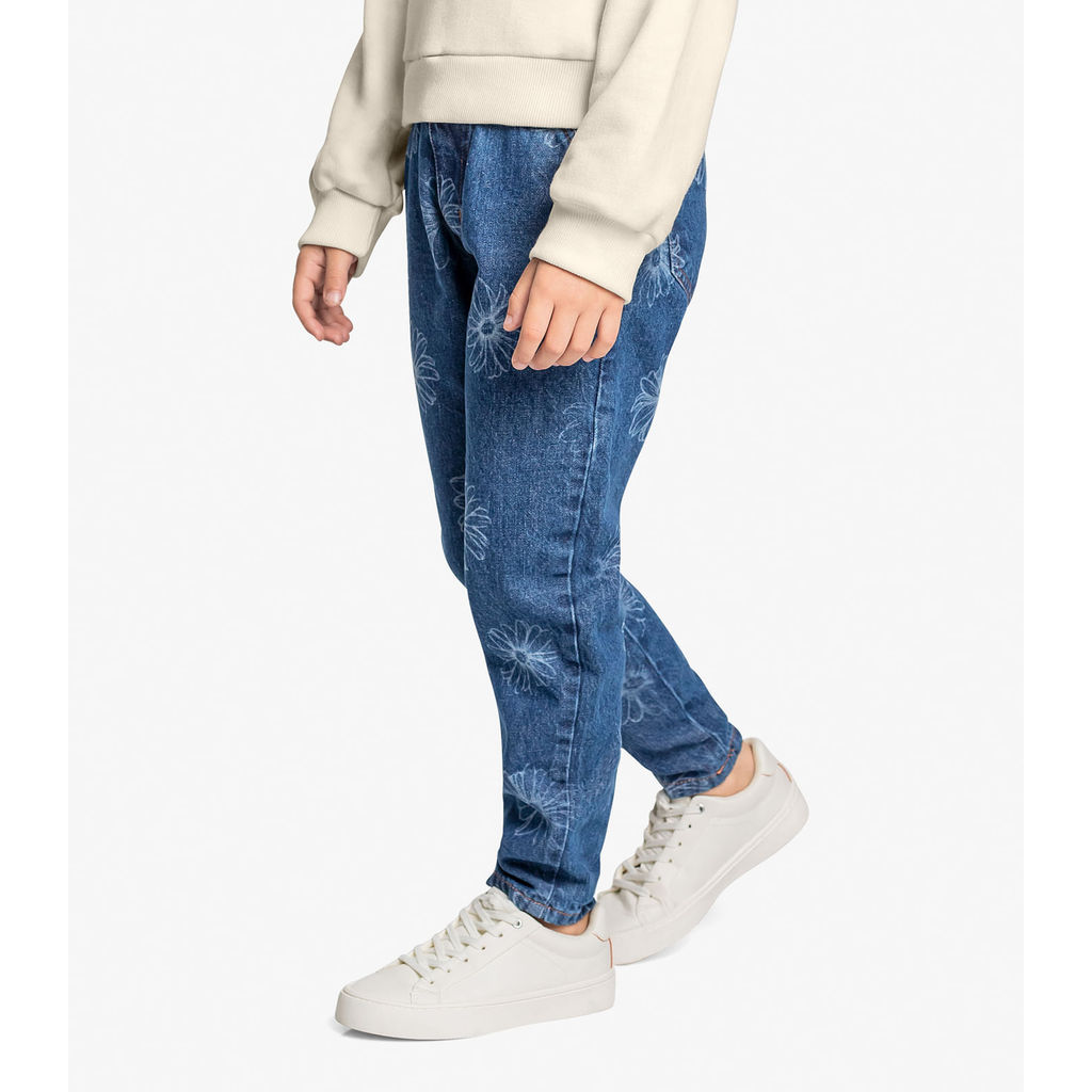 Detalhes do Conjunto Blusão Com Calça Jeans Trick Nick Bege